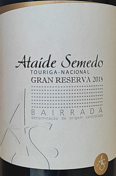 Ataide Semedo Gran Reserva 2018 Touriga Nacional, DOC Bairrada, Rotwein, trocken